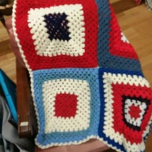 Vtg Handmade Afghan